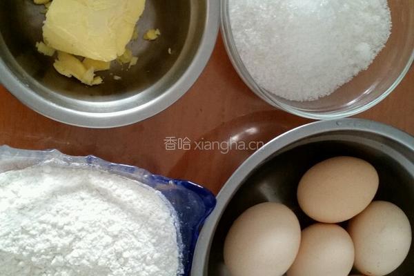 牛油蛋糕的做法图解1