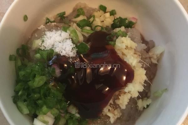 虾泥藕饼的做法图解5