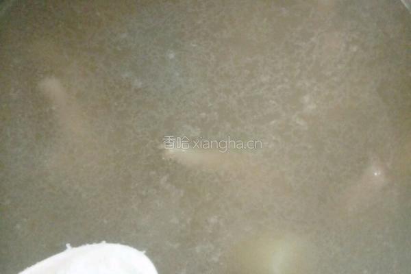 花生眉豆山药鸡脚汤的做法图解7