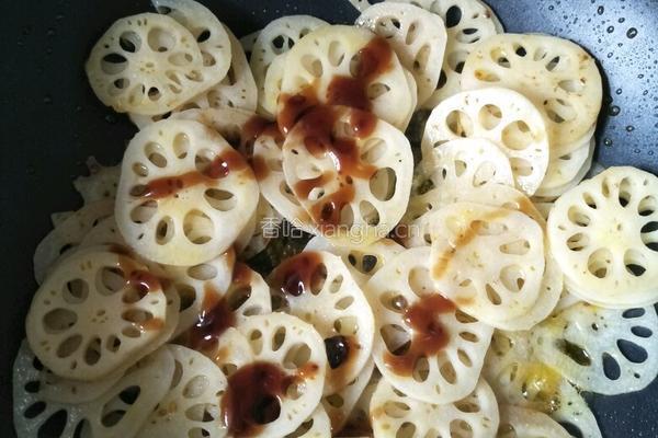 蚝油辣味藕片的做法图解7