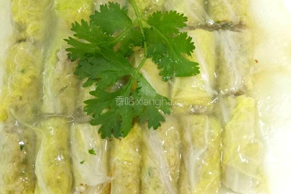 白汁菜卷的做法图解4