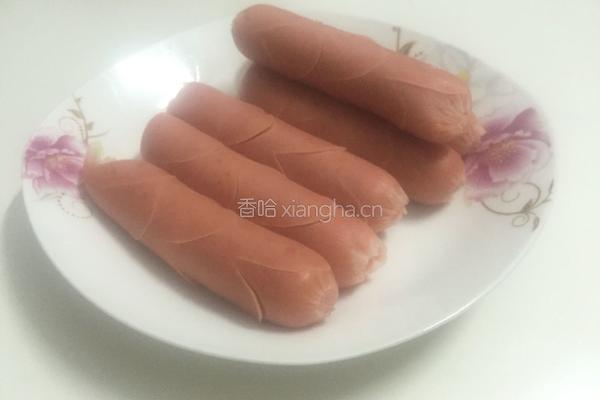 孜然火腿的做法图解1