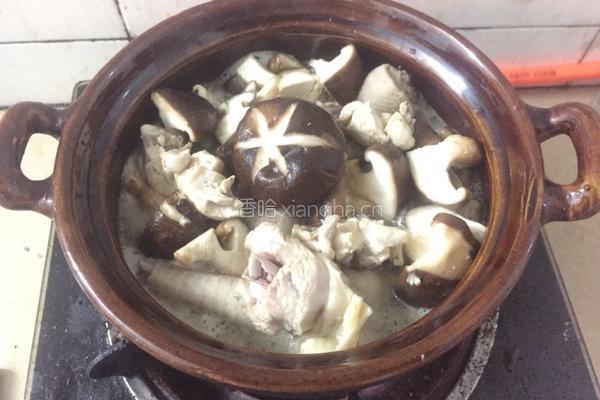 小鸡炖蘑菇的做法图解4