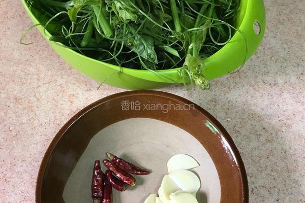 素炒佛手瓜苗的做法图解3