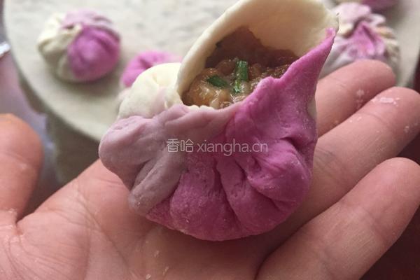 彩色鸡肉包的做法图解14