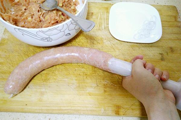 玉米鸡肉肠的做法图解8