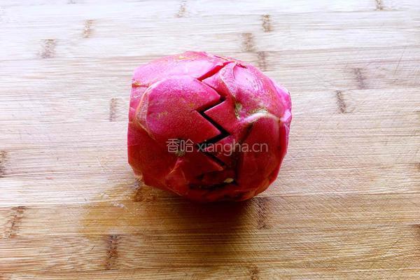 火龙果莲花果盘的做法图解8