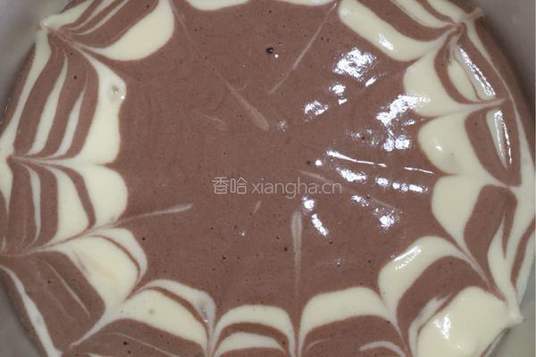 六寸斑马纹戚风的做法图解17
