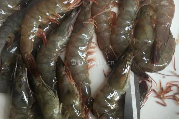 清蒸虎虾的做法图解2