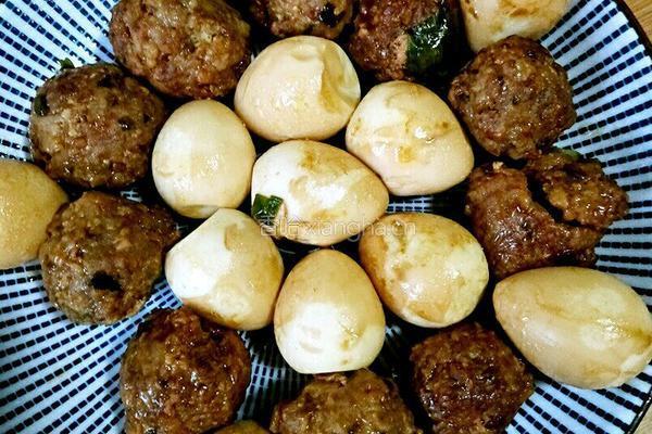 鹌鹑蛋烧肉丸的做法图解9