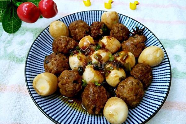 鹌鹑蛋烧肉丸的做法图解11