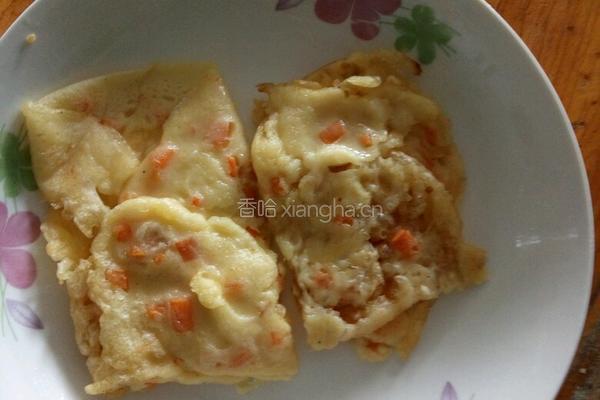 胡萝卜鸡蛋饼的做法图解8