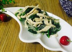 鸡丝菠菜