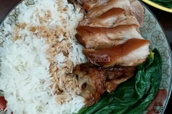 简餐 菠萝卤水猪肘饭的做法图解5