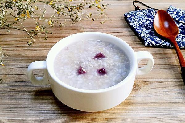 紫薯双米粥（宝宝辅食）的做法图解5