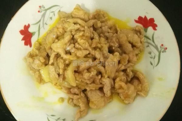 蟹味菇炒肉丝的做法图解4