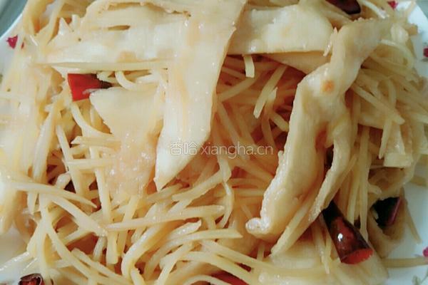 土豆丝炒饼的做法图解5