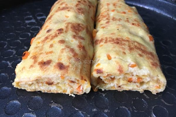 藏茶红萝卜鸡蛋煎饼的做法图解14