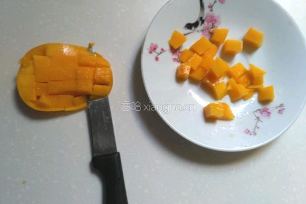 芒果盒子蛋糕的做法图解5