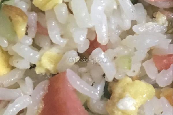 鸡蛋炒米饭的做法图解6