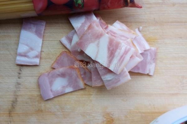 培根意大利面的做法图解3