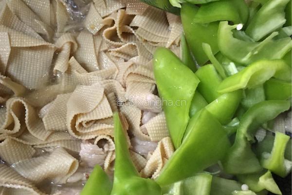 尖椒干豆腐炒肉的做法图解7