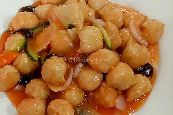 番茄鸡球的做法图解8