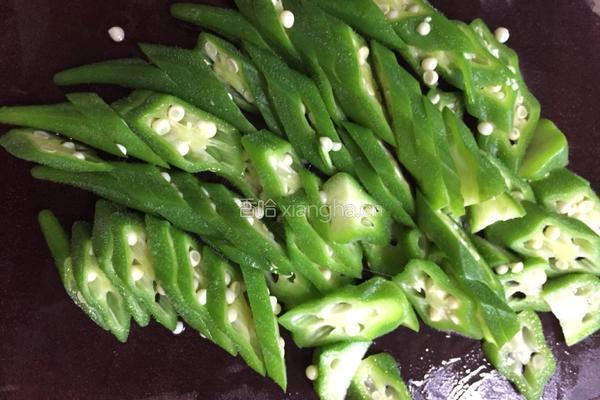 秋葵炒肉的做法图解5