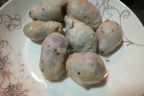 鸡汁小芋头的做法图解3