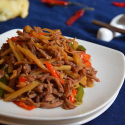 仔姜牛肉丝的做法[图]