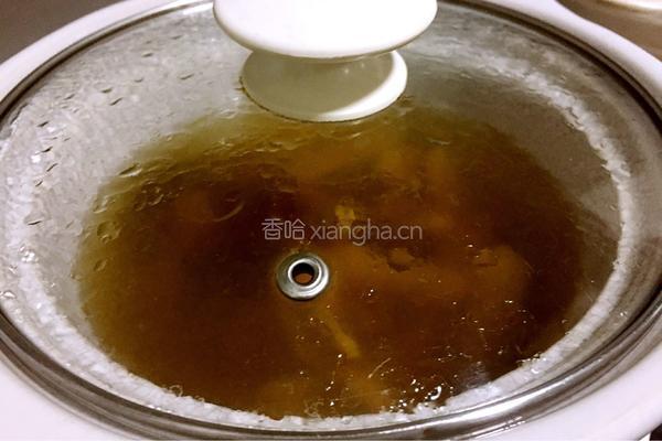 姬松茸炖瘦肉汤的做法图解5