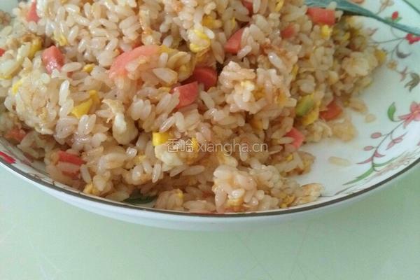 西红柿蛋炒饭的做法图解5
