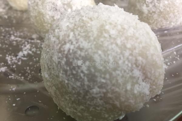 红豆椰蓉糯米糍的做法图解15