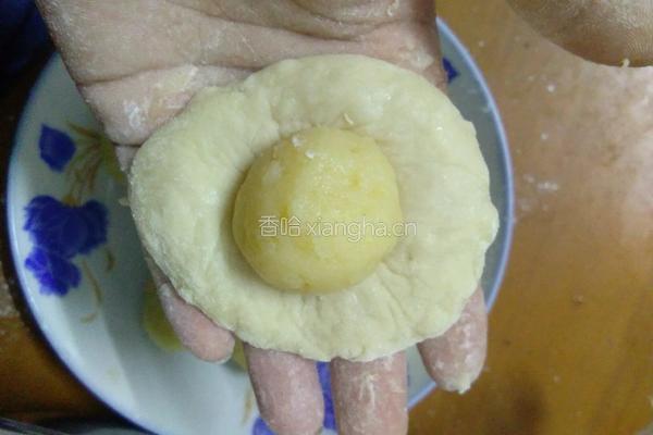 奶黄包的做法图解8