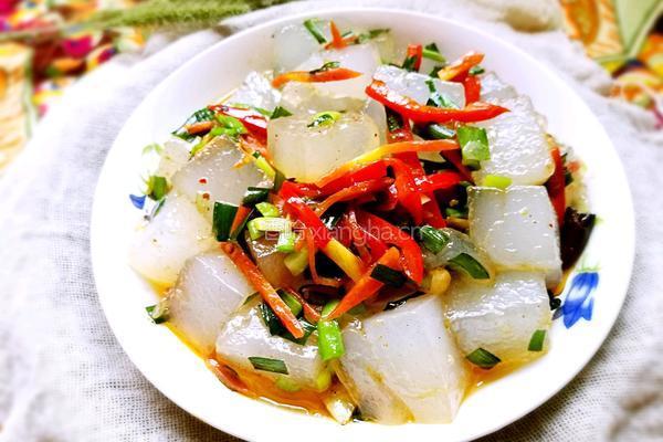 炒凉粉的做法图解8