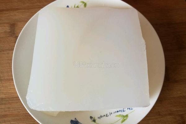 炒凉粉的做法图解1