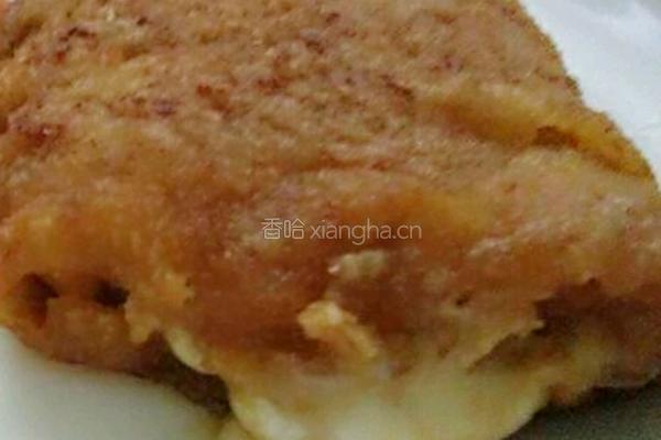 爆浆芝士鸡排汉堡的做法图解1