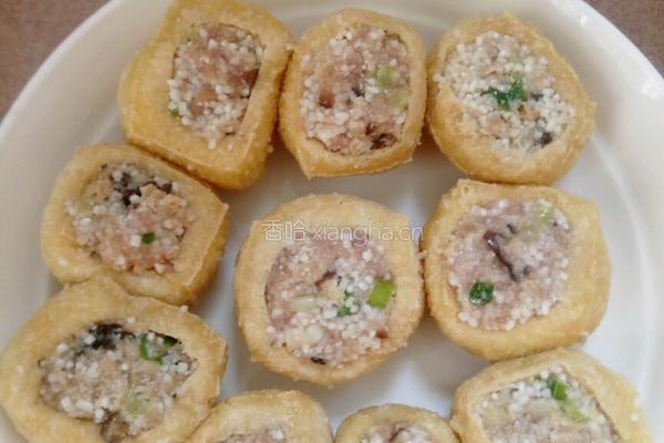 豆腐酿的做法图解8
