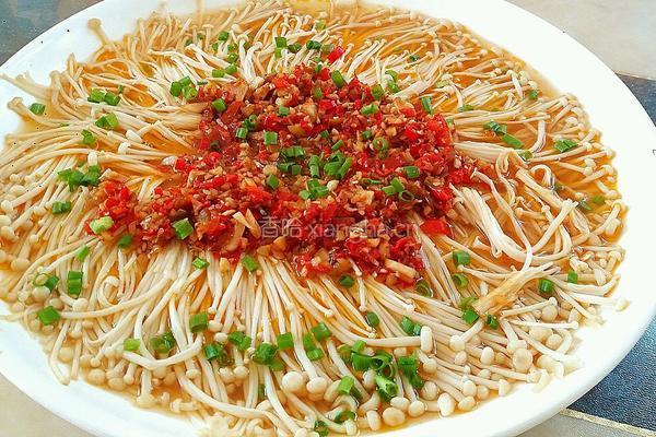 蒜蓉金针菇的做法图解8