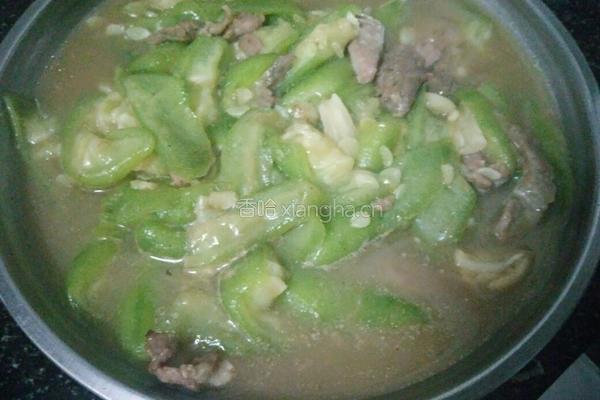 丝瓜炒肉的做法图解7