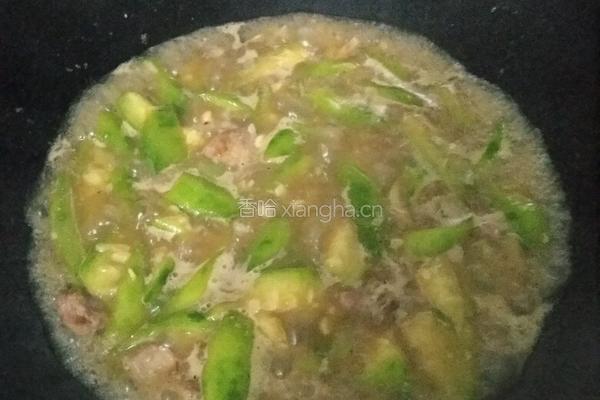 丝瓜炒肉的做法图解6