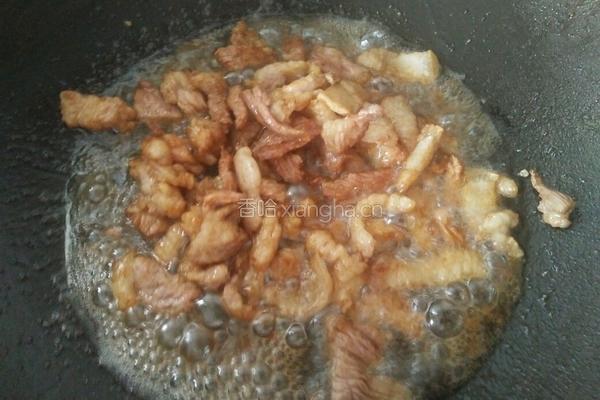 毛豆炒肉的做法图解6