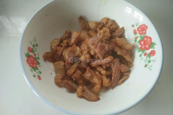 毛豆炒肉的做法图解7