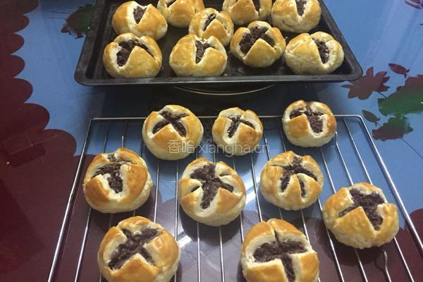 红豆开口酥的做法图解25