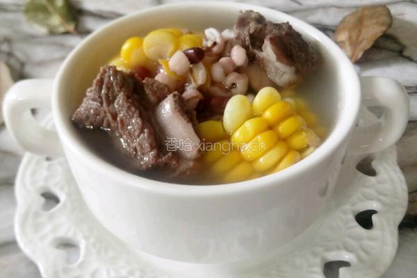 红豆薏米排骨汤的做法图解11