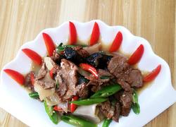 野生竹耳炒驴肉