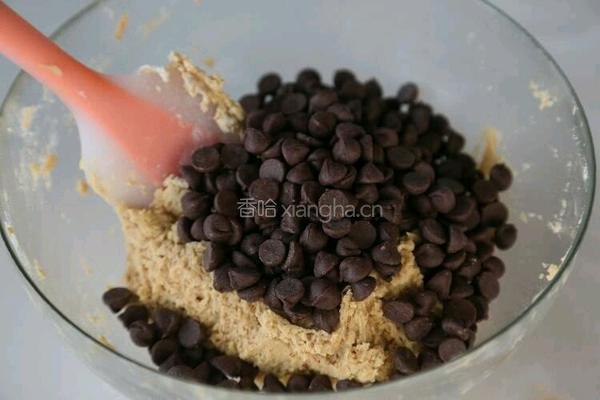 经典巧克力豆软典奇的做法图解6