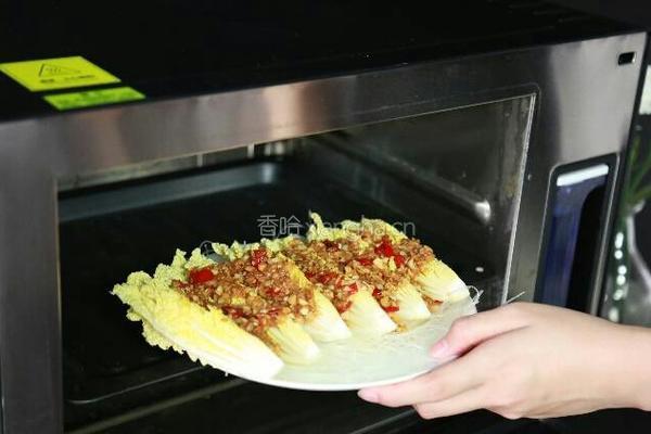 蒜蓉粉丝蒸娃娃菜的做法图解8
