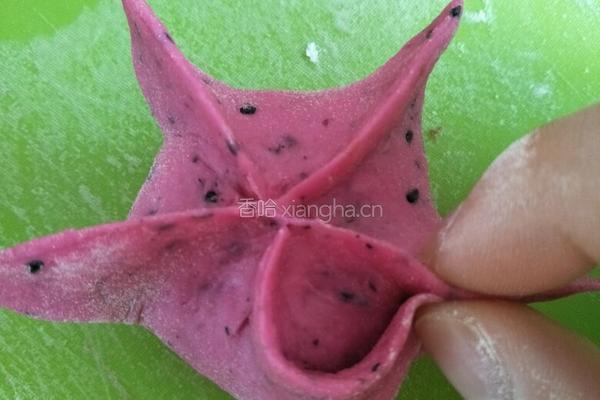 花朵豆沙包的做法图解10