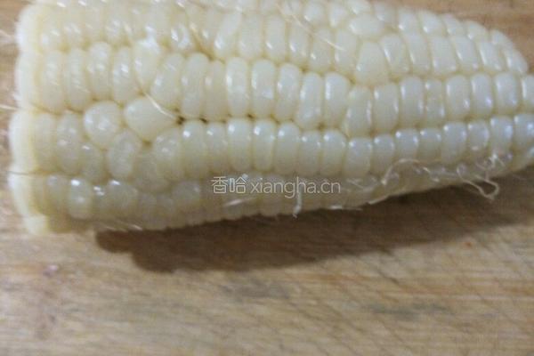 炒玉米粒的做法图解1